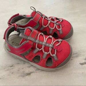 Columbia Little Pine Girls Sandals Pink 12